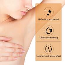 2pcs Antiperspirant Deodorant, Men And Women, 72-Hour Sweat & Odor Protection, PH Balanced Minerals, Invisible Solids, Completely Cleansing Fragrance - 橘色 - 查看 4