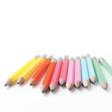 24Pcs Rainbow Mini Pencils // Bridal Pencils, Mini Pencils, Golf Pencils, Wedding Pencils, Shower Favor+1Pencil Sharpener - Multicolor - View 5