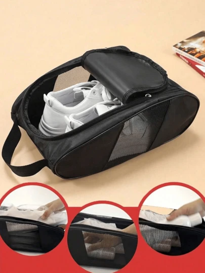 Travel Shoe Bag, Foldable Shoe Storage Bag, Zipper Shoe Bag, Unisex Boot Bag Shoe Box Shoe Storage Box, Travel Vacation Cruise Summer Vacation University Dormitory School Business Travel Essentials, Gym Shoe Storage Bag, Office Business Trip Suitcase Organization Artifact, Home Shoe Dust Storage Bag, Suitable For Students, White-Collar Workers, Travel Enthusiasts, Fitness Enthusiasts