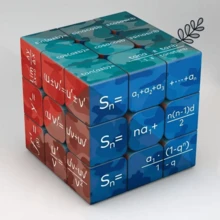 Random Style Interesting Math Cube Puzzle, 3D , Math Teaching Toy, Improve Intelligence And Hands-On Skills, Suitable As Student Rewards - Multicolor - View 7