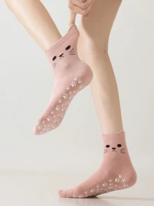 Women's Pilates Yoga Socks These Are Non-Slip Grip Socks And Women's Sports Socks, Ideal For Pilates, Ballet, Dancing, And Barefoot Workouts. - Multicolor - View 7