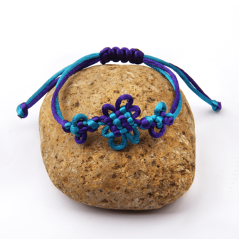 Demon Hunt Rumi Jinu Woven Knot Bracelet Charm TWICE Cosplay Jewelry Gift Handmade Chain For Halloween Party Accessory