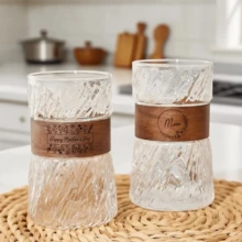 Personalized Flower Vase Customized Glass Flower Vase Table Centerpiece, Showers, Couples, Anniversary Clear, Custom Engraved Name, Anniversary, Engagement Gift - Multicolor - View 5