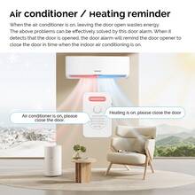 Magnetic Anti-Theft Alarm For Home Security, Wireless Door/Window Sensor Alarm, Vibration Alarm, Magnetic Door Sensor, 130dB Wireless Security Alarm, Door/Window Alarm, Door Bell Anti-Theft Alarm, Adjustable Volume, Home Safety, Suitable For Doors, Windows, Garage, Apartment, Refrigerator, Drawers, Safes