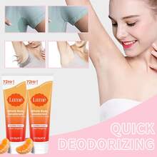 2pcs Aluminum-Free Deodorant For Women And Men, Raspberry And Citrus - Deodorant For Sensitive Skin - Clean, No Baking Soda, Botanical Scent - 橘色 - 查看 3