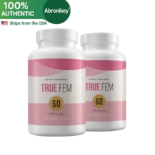 Abronikey True Fem Women's Hormonal Balance Supplement – 13-In-1 Herbal Blend With Saw Palmetto, Fenugreek, Maca & Vitex – Daily Support For Mood, Energy, Menstrual & Menopausal Health – Vegan, Non-GMO – 100% Natural (Pack Of 2) - 2 Bottles - 查看 9