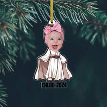 1pc Personalized Hanging Decor, Customizable Name, Themed Ornament, Baby Commemorative Gift, Birthday Gift, Gift For Dad, Mom, Grandpa, Grandma, Kids, Family, Boyfriend, Couple - Multicolor - View 6