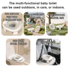 便携式婴儿便盆，幼儿如厕训练，车载应急便盆，可折叠儿童马桶座圈