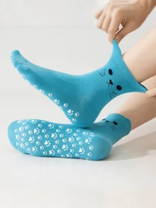 Women's Pilates Yoga Socks These Are Non-Slip Grip Socks And Women's Sports Socks, Ideal For Pilates, Ballet, Dancing, And Barefoot Workouts. - Multicolor - View 5