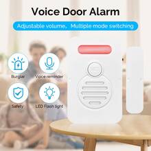 Magnetic Anti-Theft Alarm For Home Security, Wireless Door/Window Sensor Alarm, Vibration Alarm, Magnetic Door Sensor, 130dB Wireless Security Alarm, Door/Window Alarm, Door Bell Anti-Theft Alarm, Adjustable Volume, Home Safety, Suitable For Doors, Windows, Garage, Apartment, Refrigerator, Drawers, Safes