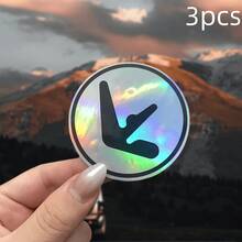 [Aphex Twin Logo Vinyl Sticker] Aphex Twin Logo Waterproof Vinyl Sticker - Durable Indoor/Outdoor Sticker For Car, Laptop, Water Bottle | Glossy Finish, Mechanical Sticker | Retro Style Sticker | Durable Vinyl Sticker School Supplies - Multicolor - View 14