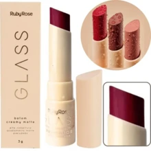 Ruby Rose Glass Creamy Matte Velvety Water Resistant Lipstick Festa Junina - GL04 - 查看 5