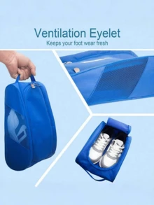 Travel Shoe Bag, Foldable Shoe Storage Bag, Zipper Shoe Bag, Unisex Boot Bag Shoe Box Shoe Storage Box, Travel Vacation Cruise Summer Vacation University Dormitory School Business Travel Essentials, Gym Shoe Storage Bag, Office Business Trip Suitcase Organization Artifact, Home Shoe Dust Storage Bag, Suitable For Students, White-Collar Workers, Travel Enthusiasts, Fitness Enthusiasts - Multicolor - View 5