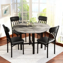 Dining Table & Chair Sets - Brown - View 7