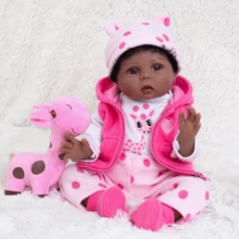 Reborn Baby Dolls - 20-Inch Cute Soft Vinyl Realistic Baby Doll Real Life Baby Dolls With Complete Accessories Perfect For Cuddling, Playtime, And Gift Giving - 粉色 - 查看 5