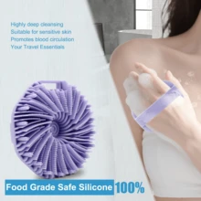 Multi-Functional Silicone Bath Back Scrubber (Dirt Removal + Massage Version) Made Of Soft And Skin-Friendly Silicone Material, It Has A Delicate Touch And Is Non-Irritating. It Can Not Only Deeply Clean Dirt And Dead Skin From Hard-To-Care-For Areas Such As The Back And Limbs, But Also Gently Massage The Skin Through Raised Particles To Promote Blood Circulation. It Comes With A Built-In Hanging Hole Design, So It Can Be Hung Up To Dry After Use, Which Prevents The Growth Of Bacteria Easily. With A Moderate Size That Is Easy To Hold, It Can Take Care Of Both Daily Cleaning And Physical Relaxation. It Is An Essential Home Item For Enhancing The Bathing Experience! - 隨機 - 查看 10