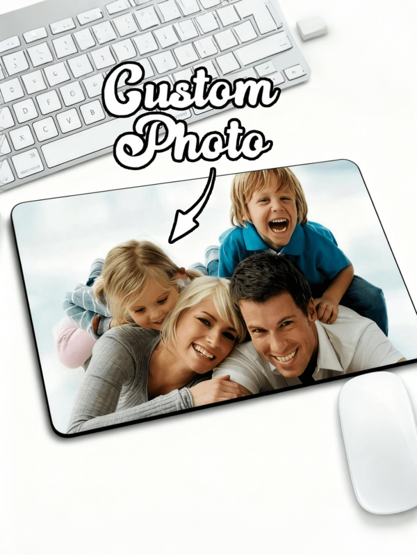 Custom Mouse Pads With Photos, Personalized Mouse Pads - Add Pictures, Text, Logos Or Art Designs To Make Your Own Custom Mouse Pads, Gifts For Halloween, Thanksgiving, Birthdays And Specific Holidays, Valentine's Day, Valentine's Day Decorations, Decorative, Reusable, Multifunctional, Fashionable, Exquisite, High Quality, Customized, Personalized, Unique Graduation, Slow Summer Life, Home Living, Home Decoration, Custom Crafts