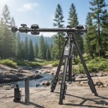 Aluminum Alloy Tripod Extension Cantilever - 1.4fl Vertical Shooting Support Stand With Screw Hole & Adjustable Clamps For Precision Control, Ideal For Aerial Photography & Filming