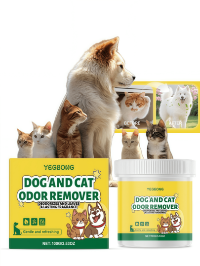Geruchsbeseitigendes Gel für Haustiere, praktisches Gel zum Reinigen von Gerüchen in der Katzentoilette, Bettwäsche, Innenräumen