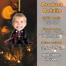 1pc Personalized Hanging Decor, Customizable Name, Themed Ornament, Baby Commemorative Gift, Birthday Gift, Gift For Dad, Mom, Grandpa, Grandma, Kids, Family, Boyfriend, Couple - Multicolor - View 2