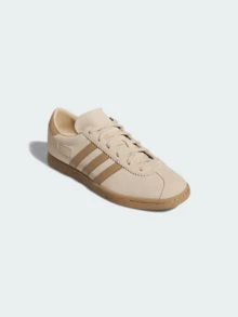 Adidas Stadt Unisex Low-Profile Sneakers, Classic Beige Suede Shoes For Fall Outfits, Comfortable Everyday Lifestyle Shoes With Retro Sporty Style, JI1886 - 魔幻米色 / 紙板 / 金屬金色 - 查看 7