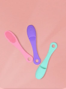 1 件硅胶手动洁面刷，CYHYII 柔软洁面刷，适合敏感肌肤，用于去除黑头、去角质、按摩、温和清洁 - 彩色 - 查看 9