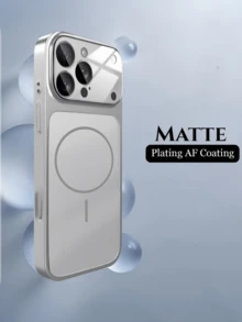 Magnetic Instant For IPhone 17-Style Upgrade: Original Large Window Magnetic Case Compatible With Iphone 17/ 16/ 15/ 14/ 13 Air/ 17 Pro Max – Wireless Charging Compatible, Matte Texture - Orange - View 9