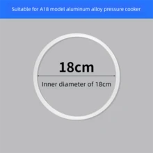 Multi-Size Pressure Cooker Sealing Ring Silicone Gasket O-Ring Replacement Aluminum Pressure Cooker Cookware Parts - Multicolor - View 17