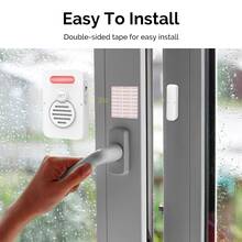 Magnetic Anti-Theft Alarm For Home Security, Wireless Door/Window Sensor Alarm, Vibration Alarm, Magnetic Door Sensor, 130dB Wireless Security Alarm, Door/Window Alarm, Door Bell Anti-Theft Alarm, Adjustable Volume, Home Safety, Suitable For Doors, Windows, Garage, Apartment, Refrigerator, Drawers, Safes