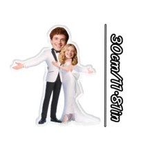 1 Almohada personalizada y personalizada: admite personalización de patrones de rostro de pareja única, utilizando tecnología de impresión de alta definición de doble cara, diseñada con un concepto de tema de boda. La almohada y la funda de almohada están hechas de tela suave y amigable con la piel, combinando la comodidad del lavado a máquina y el cuidado del lavado a mano. Adecuado para aniversarios, aniversarios de bodas, bodas y regalos de cumpleaños.