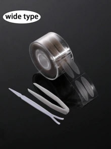 600片双眼皮贴，隐形双眼皮粘性条，自粘防水透气，光滑无痕，隐形蕾丝，睫毛嫁接自粘贴，适用于单眼皮、下垂眼皮和不对称眼皮。下睫毛眼影贴，美妆工具，配有镊子和叉子工具，适用于化妆、家居装饰、梳妆台、旅行、卧室等各种场合，是理想的化妆配件。 - 彩色 - 查看 8