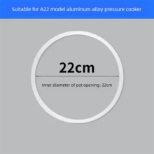 Multi-Size Pressure Cooker Sealing Ring Silicone Gasket O-Ring Replacement Aluminum Pressure Cooker Cookware Parts - Multicolor - View 15