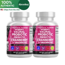 Abronikey (2 Bottles) PH Defend | Probiotics For Women With Prebiotics, Cranberry & D-Mannose | Supports Vaginal & Urinary Tract Health | Made In USA | Capsule Supplement - 2 Bottles - 查看 1