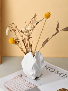 This Compact Resin Vase Is Suitable For Modern Home Decor. The Coral Resin Vase Complements The Scandinavian-Style Grid Grass, Making It An Ideal Choice For Coffee Tables, Offices, Bookshelves, And Living Rooms. Vase/Glass Vase - Multicolor - View 9