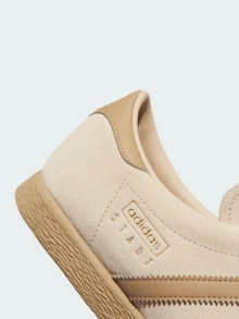 Adidas Stadt Unisex Low-Profile Sneakers, Classic Beige Suede Shoes For Fall Outfits, Comfortable Everyday Lifestyle Shoes With Retro Sporty Style, JI1886 - 魔幻米色 / 紙板 / 金屬金色 - 查看 10