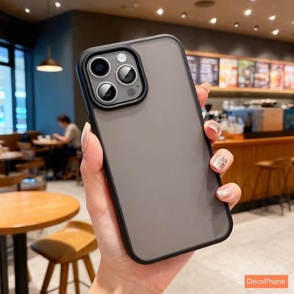 DECOPHONE Funda compatible con Apple 17 Pro Max, funda protectora de cobertura completa para Apple 16, material TPU+PC, textura amigable con la piel, sensación premium, resistente a golpes 15.