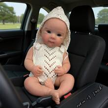 Bettie Doll head 1 and 4 13英寸手工3D彩绘全身硅胶新生女婴重生娃娃 - 逼真可洗澡，是儿童圣诞节或生日的理想礼物（解剖结构精确） - Silicone Doll - 查看 4