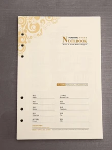 Taccuino guscio macaron A5, regalo per matrimoni e ufficio, blocco note all'ingrosso, pagine interne registro, ricambio fogli mobili, busta portadocumenti famiglia, scheda dati, libro di archiviazione A5, libro informazioni documenti, custodia portacertificati, taccuino riutilizzabile, raccoglitore ad anelli standard universitario, con tasca, etichetta e divisori, disponibile in 8 stili di colore ametista, essenziale per studenti e professionisti