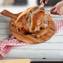 Tocător din lemn de trandafir - Diverse modele de tocătoare, Tocător din lemn masiv, Tocător pentru aperitive, Tocător pentru bucătărie, Tocător pentru mezeluri, Tocător pentru fructe în aer liber, Potrivit pentru hotel, casă, activități în aer liber, camping, Tocător portabil din lemn.