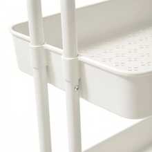 White Multipurpose Organizer Cart With Wheels For Manicure, Bathroom, Laundry, Books, Fruit Bowl - 白色 - 查看 7