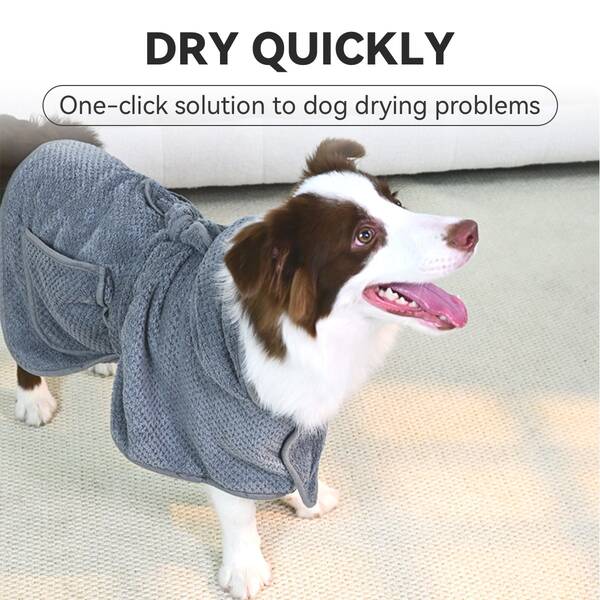 Toalha de banho macia e absorvente para cães, com cobertura total para cães de pequeno e médio porte | Toalha de banho aconchegante e de secagem rápida para Corgi, Shiba Inu e outros