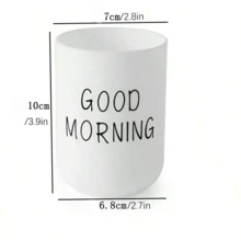 2pcs Portable Washing Mouth Cups Plastic Home Hotel Toothbrush Holder Bathroom Accessories Storage Cups Home Bathroom Decor Fall Decor Back To School