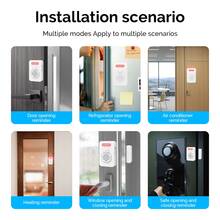 Magnetic Anti-Theft Alarm For Home Security, Wireless Door/Window Sensor Alarm, Vibration Alarm, Magnetic Door Sensor, 130dB Wireless Security Alarm, Door/Window Alarm, Door Bell Anti-Theft Alarm, Adjustable Volume, Home Safety, Suitable For Doors, Windows, Garage, Apartment, Refrigerator, Drawers, Safes