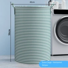 3pcs Laundry Basket, Foldable Dirty Clothes Storage Bin, Waterproof Hamper For Home, Bathroom