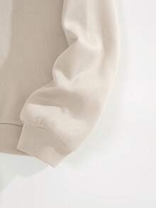 Sudadera con estampado de Corazón de oro con forro térmico - Albaricoque - Ver 3