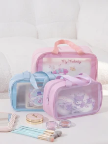 Sanrio Kuromi Transparent Purple Travel Kit, Official Licensed Waterproof Toiletry Bag with Zipper Closure and Handles, Gothic Cute Design for Gym Beach Pool, Gift for Teens E Girls Sanrio Collectors, Bathroom Necessities Holder, Stylish Storage Solution, Unique Gift Collectors, Bathroom Necessities Holder, Stylish Storage Solution, Unique Gift Collectors, Bathroom Necessities Holder, Stylish Storage Solution, Unique Gift. - 庫洛米 - 查看 10