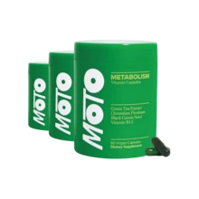 Abronikey 3 Bottles | Moto Women's Metabolism Support - Energy, Curb Cravings, Healthy Metabolism - Vegan Capsules, 30 Servings - 3 chai - Xem 9