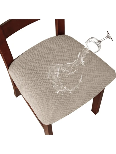 Capas para cadeiras de jantar em lã de milho, pacote com 2 unidades