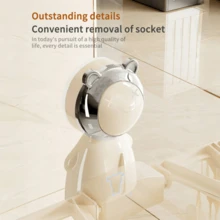 1 pièce Étendoir pliable à ventouse pour chaussettes, sous-vêtements, placement polyvalent dans l'armoire, la salle de bain, le balcon, convient pour la lessive dans les dortoirs d'étudiants