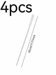 Juego de 4 herramientas de limpieza de tuberías, que incluye destapadores de tuberías flexibles y removedores de pelos atascados; adecuado para lavabos, duchas y bañeras, atrapa eficazmente el cabello y limpia las tuberías en cocinas y baños, y se aplica a la decoración del baño del hogar, la decoración de otoño y los escenarios de vuelta al colegio